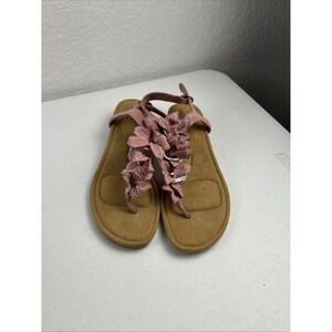 Koolaburra by UGG Buckle Sandals Arely Heeled Pink Size 7